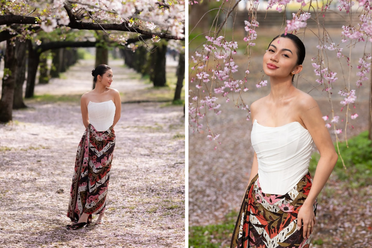 Ariel Tatum, Gaya Ariel Tatum, gaya ariel tatum, fashion ariel tatum, ariel tatum usia, baju ariel tatum, batik ariel tatum, ariel tatum pakai batik, ariel tatum batik, 4 Gaya Ariel Tatum Pakai Batik, Cocok Jadi Inspirasi, 1. Korset dan kain batik, 2. Tank top jumputan dan cardigan, 3. Kebaya hitam dan kait lilit batik, 4. Gaun dengan aksen batik