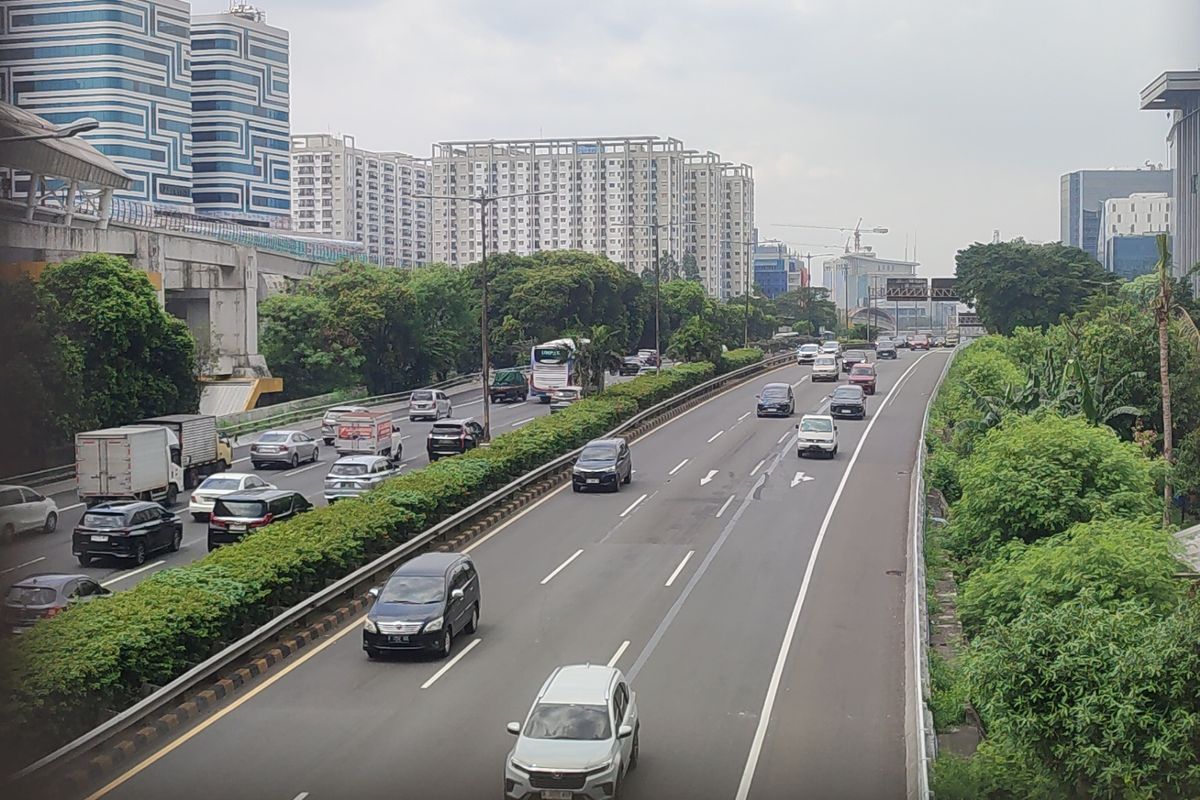 Jasa Marga, Demo buruh, Gedung DPR, Tol Dalam Kota, akses keluar tol, Demo Buruh di Gedung DPR, Akses Keluar Tol Dalam Kota Ditutup Sementara
