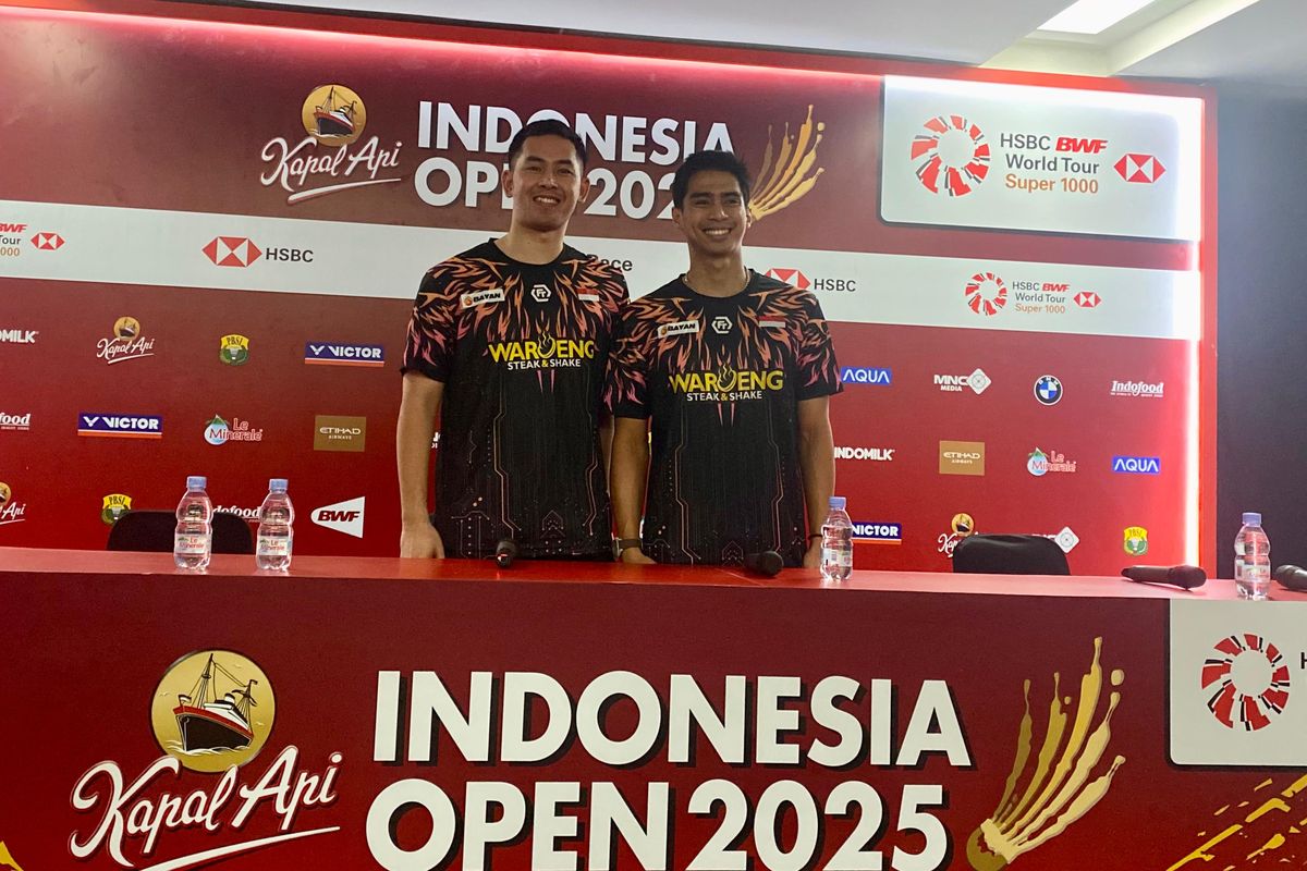 Hendra Setiawan, Indonesia Open, Marcus Gideon, Sabar Karyaman Gutama/Moh Reza Pahlevi Isfahani, Sabar/Reza, Indonesia Open 2025, hasil Indonesia Open 2025, Indonesia Open 2025: Sabar/Reza dan Ilmu Taktis dari Hendra Setiawan