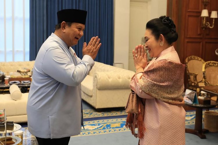 Titiek Soeharto, Didit Hediprasetyo, Bobby Kertanegara, Outfit Lebaran Prabowo Sekeluarga, Titiek Serasi dengan Bobby Kertanegara