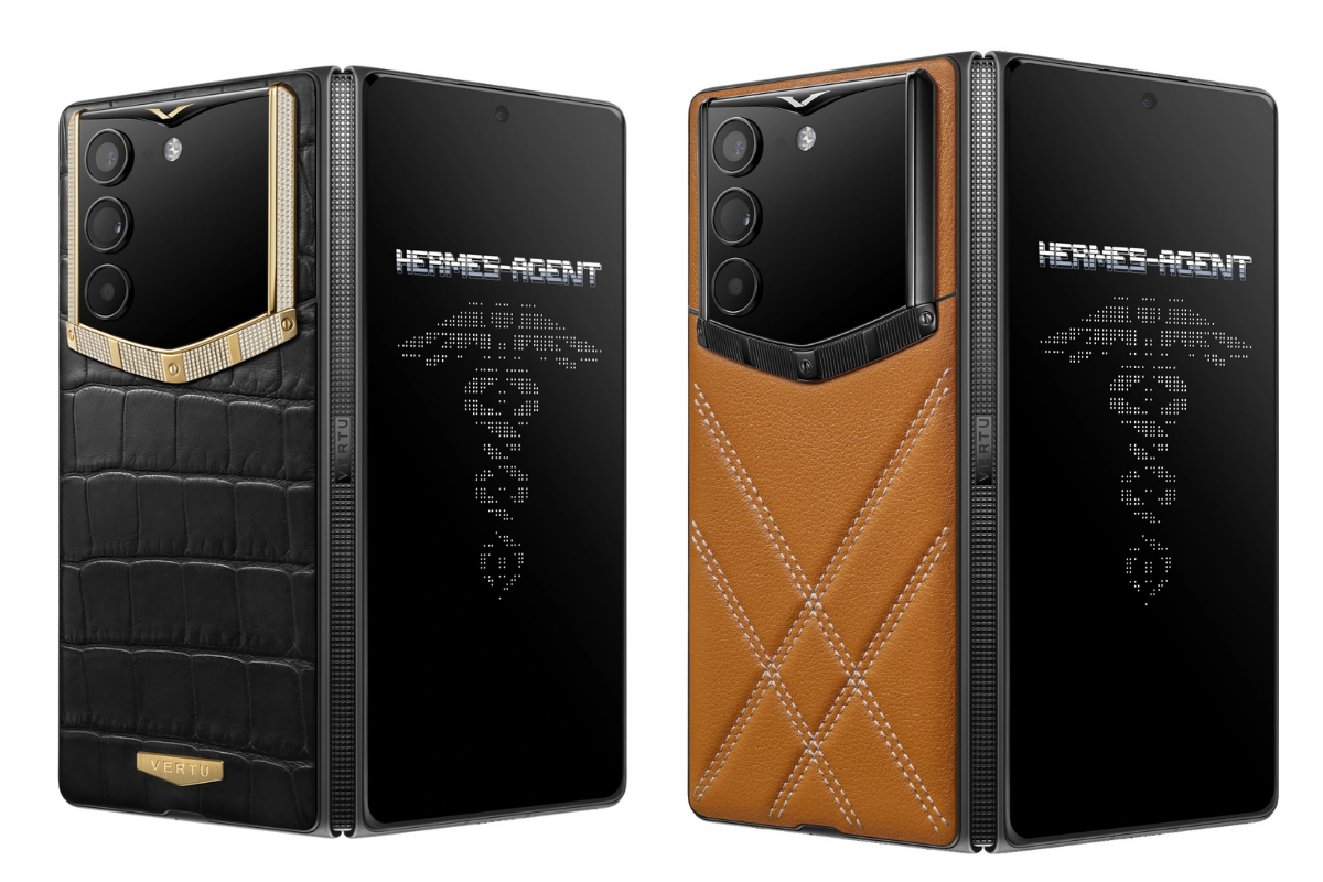 Vertu, AlphaFold, agen AI Hermes, HP Lipat Pertama Vertu Dijual Rp 616 Juta, Pakai Berlian dan Kulit Buaya