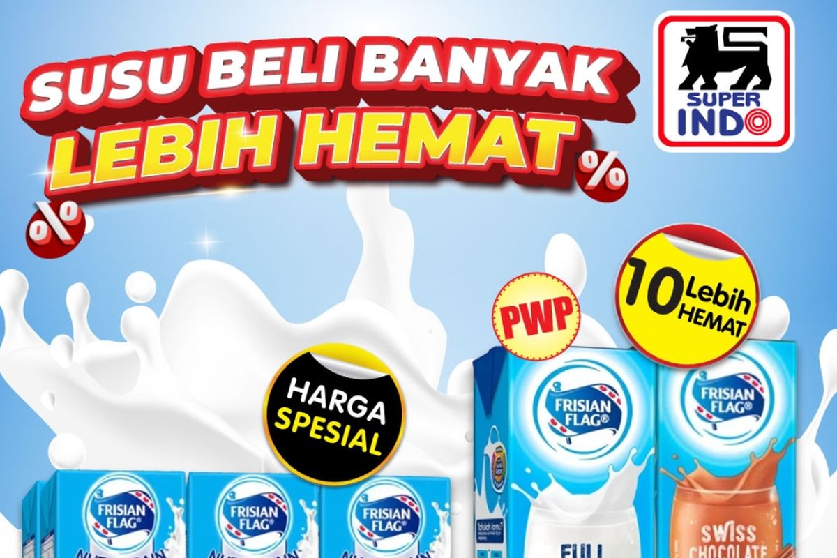 Superindo, promo Superindo, Promo Superindo Hari Ini 10 April 2026, Susu UHT Beli Banyak Lebih Hemat, 1. Pilihan Sehat Belanja Tetap Hemat (hingga 15 April), 2. Serba Mie di Bawah 10.000 (hingga 15 April), 3. Susu Kartonan Harga Lebih Hemat (hingga 15 April), 4. Susu Beli Banyak Lebih Hemat (hingga 15 April), 5. Sembako Hemat Cuma di Superindo (hingga 15 April), 6. Buah Lokal Segar (hingga 15 April), 7. Serba Ayam Segar Diskon Spesial (hingga 15 April), 8. Yang Wah Lagi Murah (hingga 15 April)