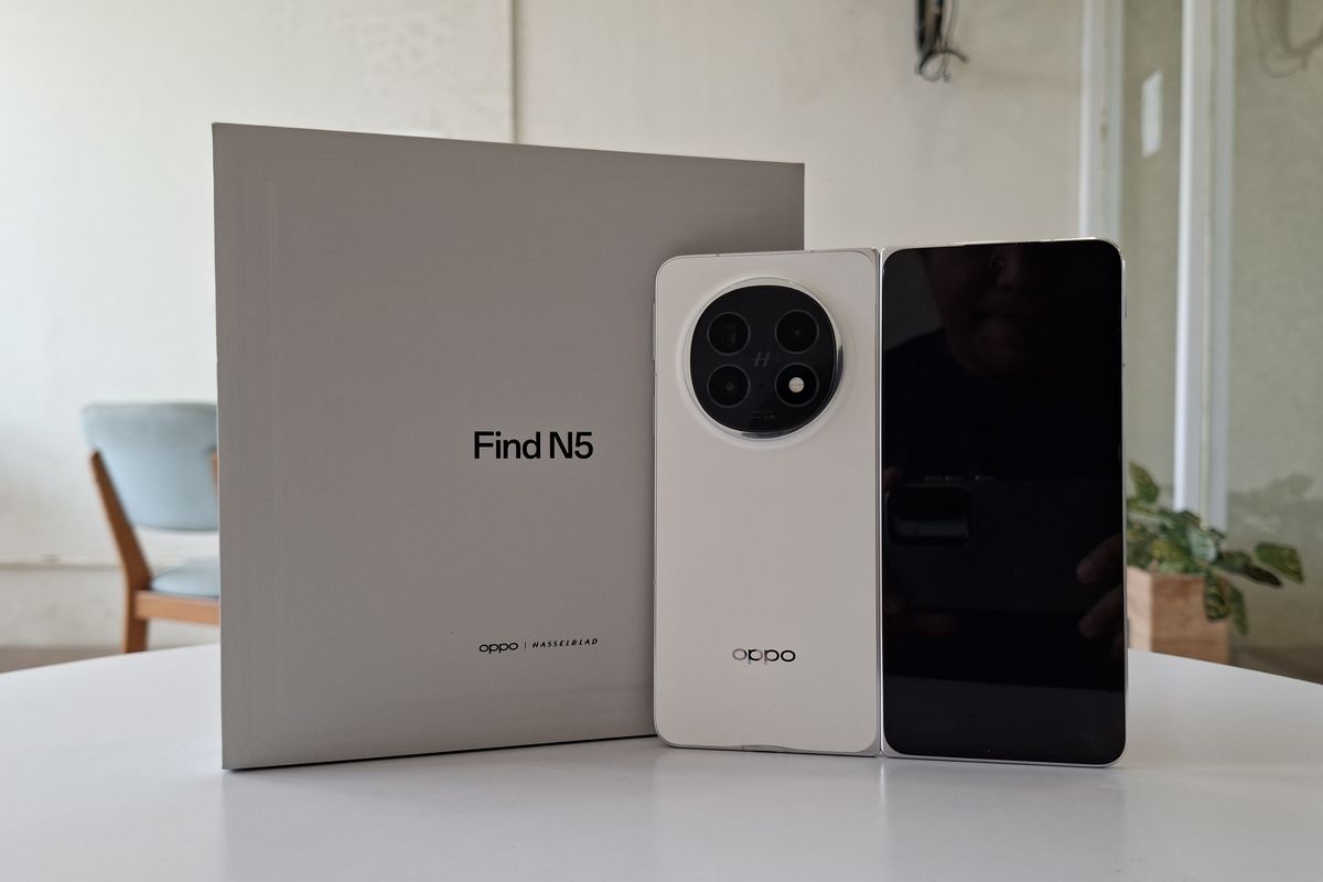 Ponsel lipat, Oppo, Find N5, unboxing, ponsel lipat, Unboxing HP Lipat Oppo Find N5, Dapat Adapter dan Casing Kulit