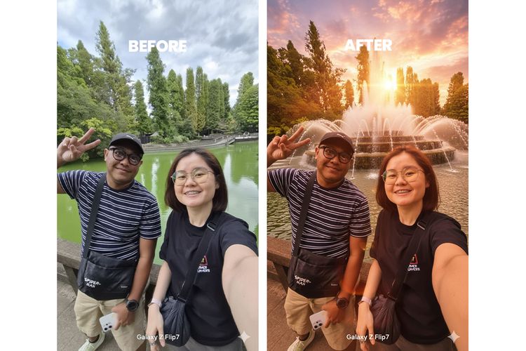 Google, gemini, smartphone, Samsung, Android, Google DeepMind, samsung galaxy z flip 7, nano banana, Uji Coba Edit Foto di Jepang Pakai AI Gemini Nano Banana, Hasilnya Realistis