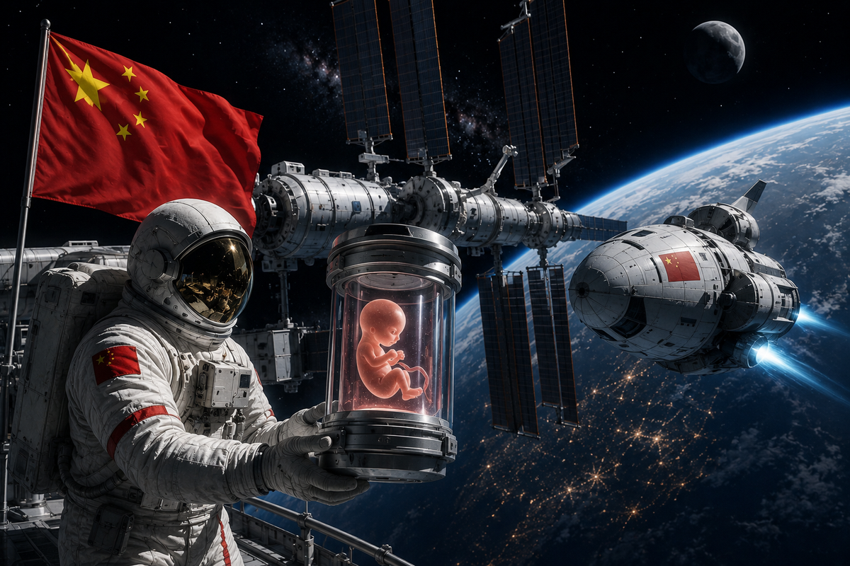 China, embrio, Ambisi China Bangun Peradaban di Luar Angkasa, Kirim Embrio ke Orbit