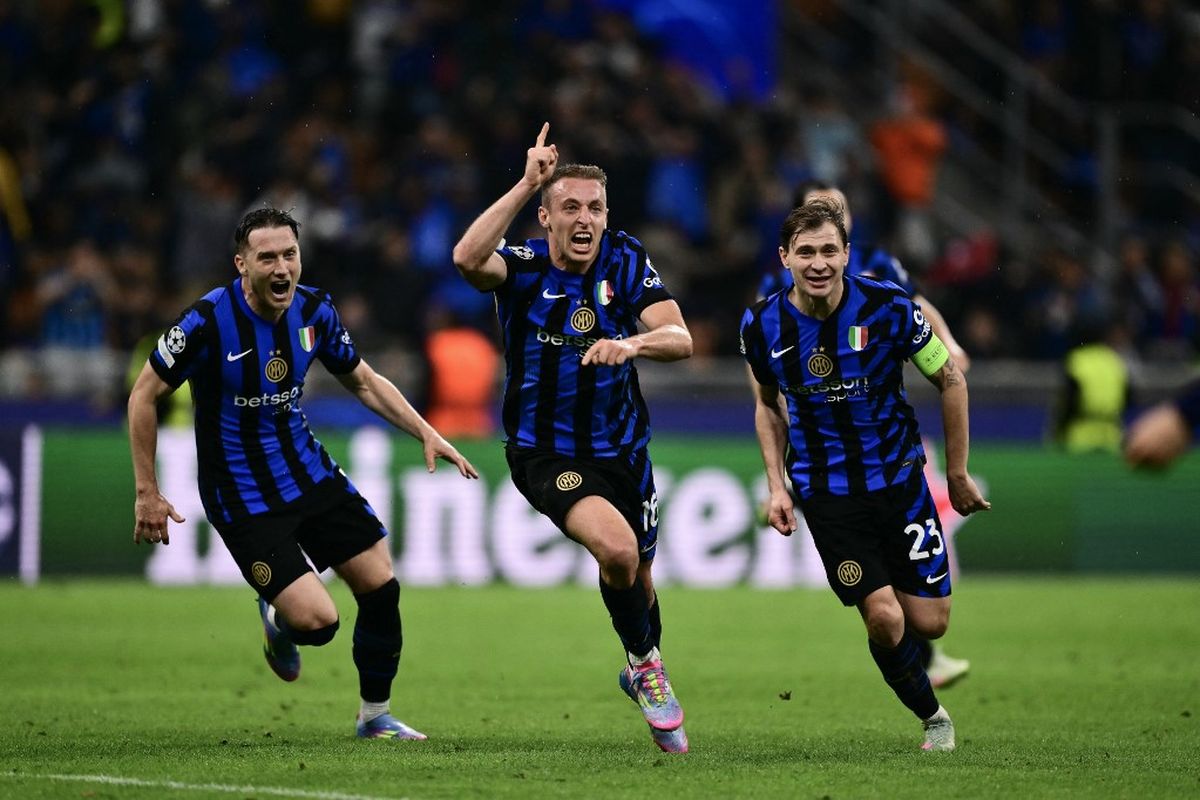 Davide Frattesi, Inter ke final Liga Champions, Inter Milan, Barcelona, Hasil Liga Champions, Inter Milan vs Barcelona, hasil semifinal Liga Champions, hasil inter vs barcelona, skor inter vs barcelona, Inter ke final liga champions, Kata Davide Frattesi Usai Pastikan Skor Inter Vs Barcelona 4-3