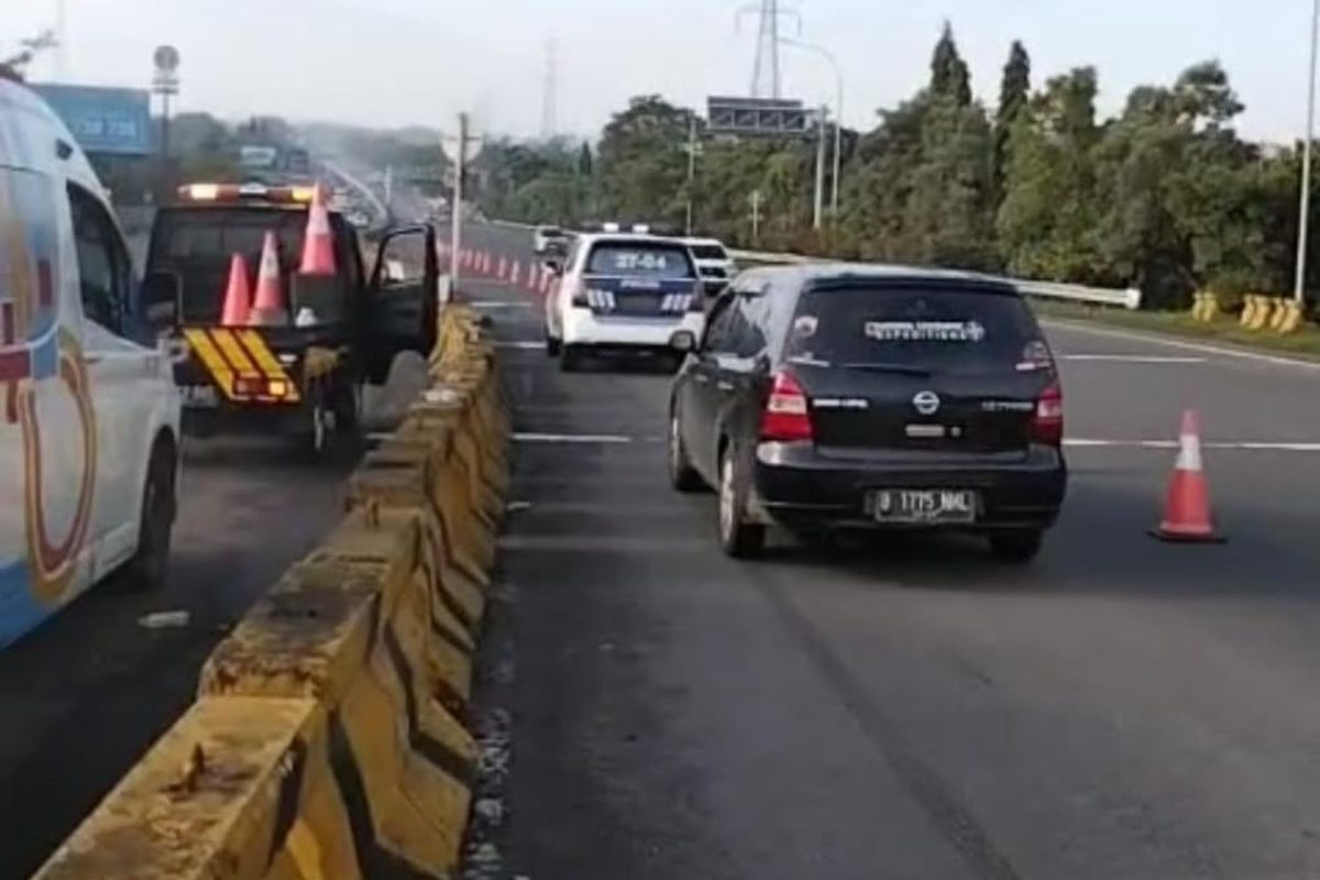 contraflow, mudik, mudik Lebaran, Cara Aman Lewati Jalur Contraflow Saat Mudik Lebaran