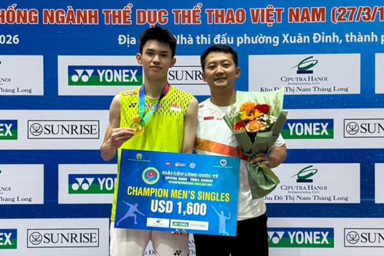 Richie Duta Richardo, Taiwan, Vietnam, PBSI, Alwi Farhan, Richie Duta Richardo Juara Vietnam IC 2026, Siap Susul Alwi dan Ubed