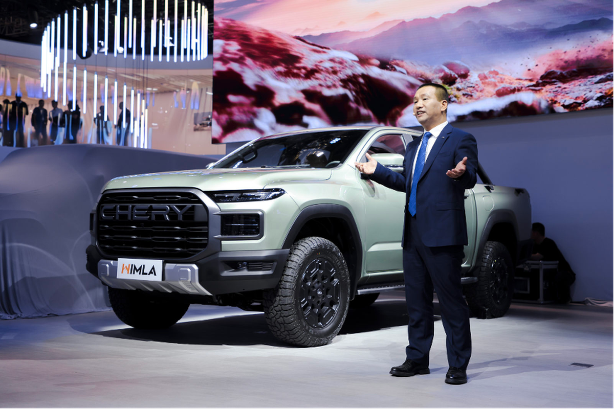 pikap, Chery Himla, Auto Shanghai 2025, kendaraan komersial ringan, Pikap, pickup terbaru, Peluncuran Chery Himla: Pikap Komersial Ringan Inovatif dari China