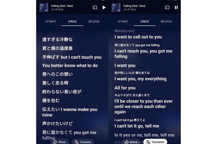 lirik, YouTube, YouTube Music, lyrics translation, Fitur Baru YouTube Music Bisa Terjemahkan Lirik Lagu K-pop dll