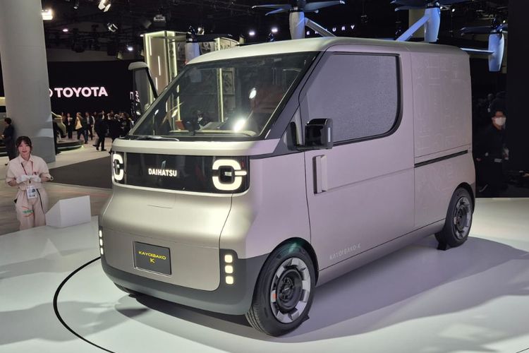 KotaK, kei car, Daihatsu, mobil listrik, mobil konsep, otonom, Japan Mobility Show 2025, Kayoibako-K, Mungil, Pintar, dan Listrik, Daihatsu Kayoibako Curi Perhatian di JMS 2025