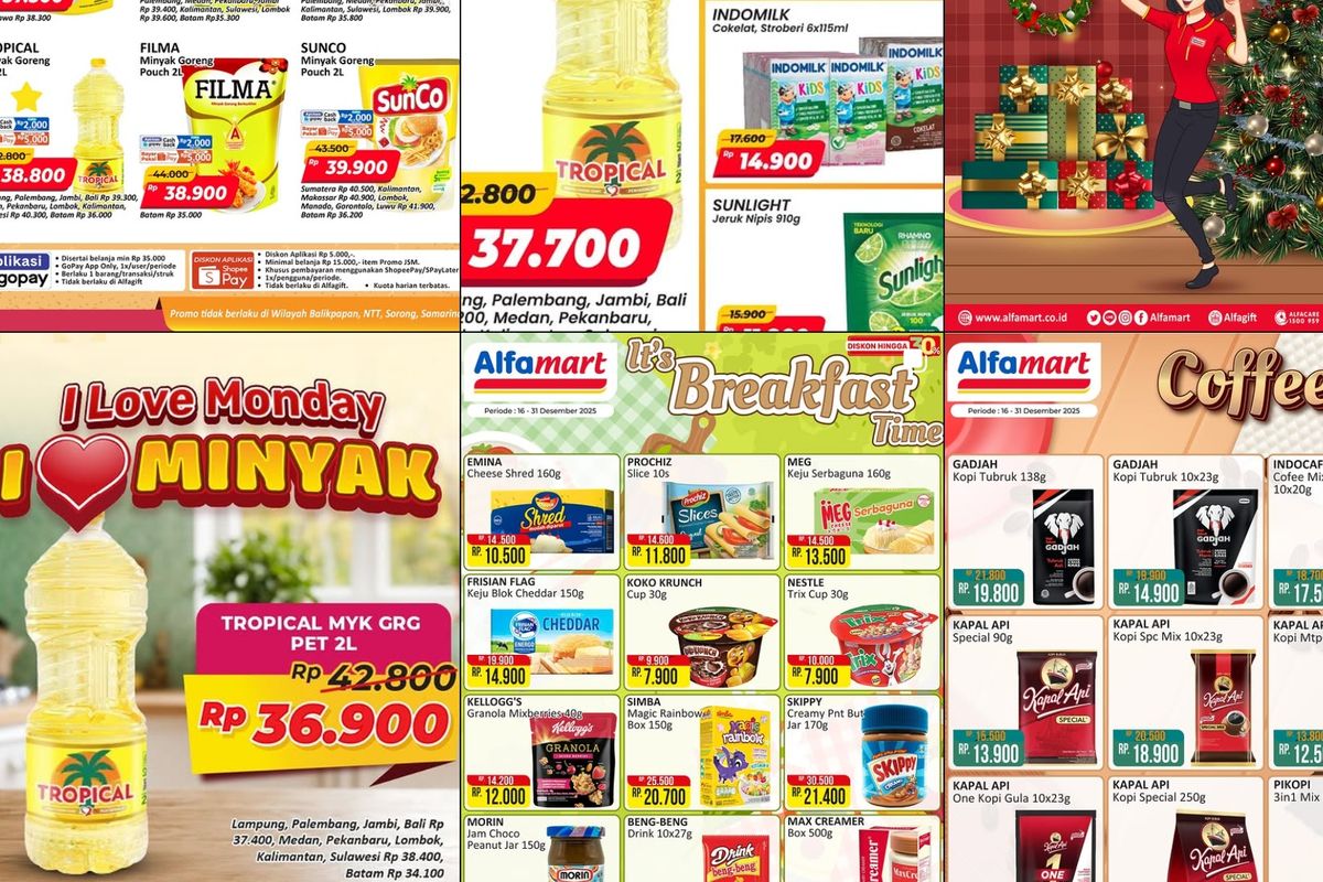 Alfamart, promo Alfamart, Promo Alfamart Hari Ini 5 Januari 2026, SunCo 2 Liter Rp 38.500, 1. Paling Murah Sejagat (hingga 8 Januari), 2. Baby Foods Fair (hingga 15 Januari), 3. Cemilan Hemat (hingga 15 Januari), 4. Kebutuhan Dapur Bunda (hingga 15 Januari), 5. Tambah Sedikit Dapat Banyak (hingga  15 Januari)
