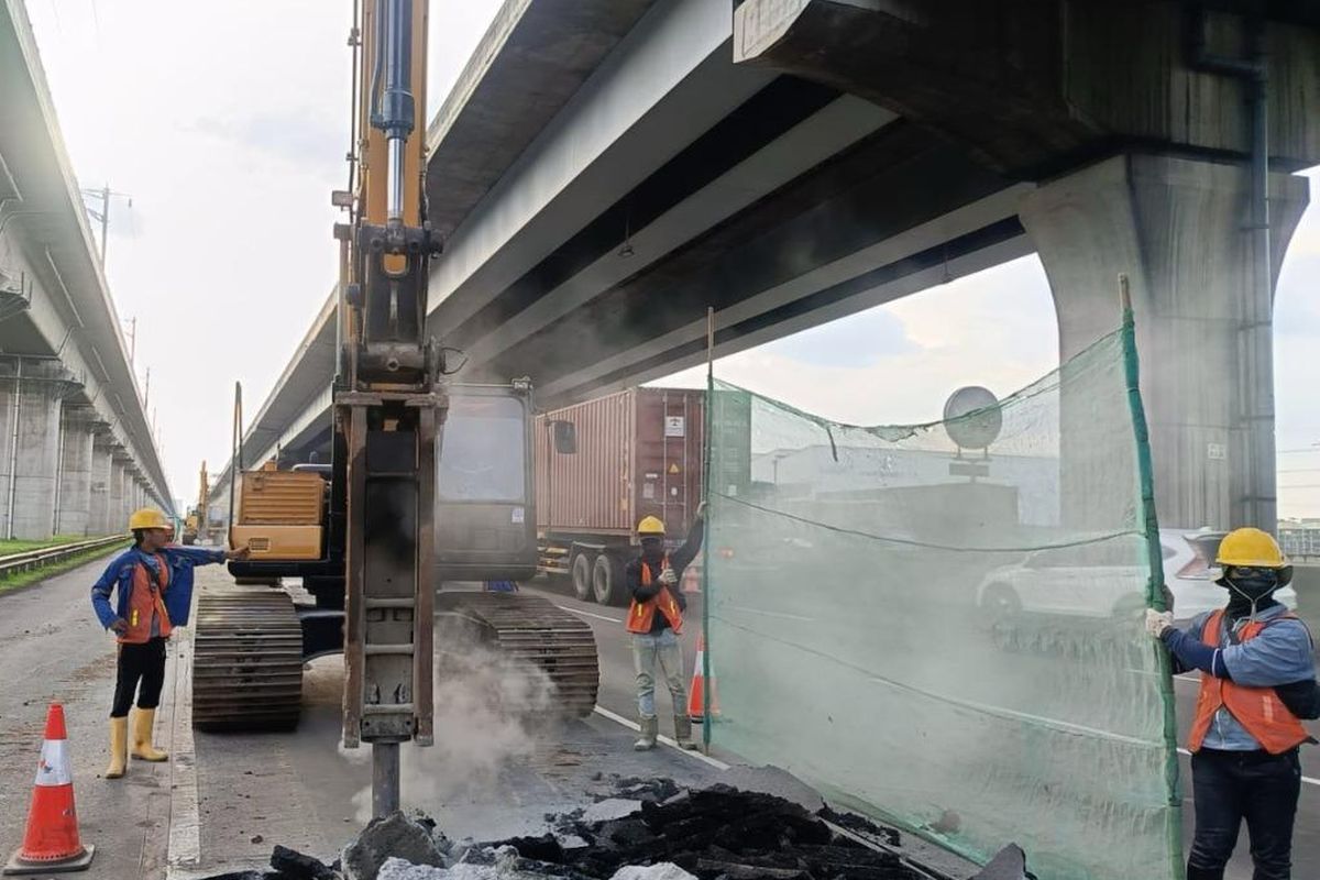 Jalan Tol Jakarta-Cikampek, rekonstruksi, Awas Padat, Ada Rekonstruksi Jalan di Tol Jakarta-Cikampek