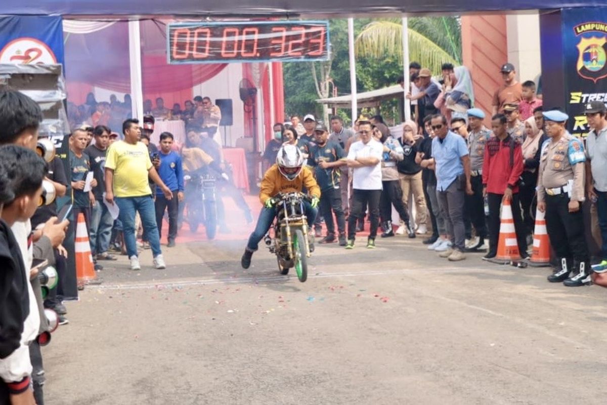 balap liar, Marak Aksi Balap Liar, Pemkot Palembang Buat Ajang Drag Race