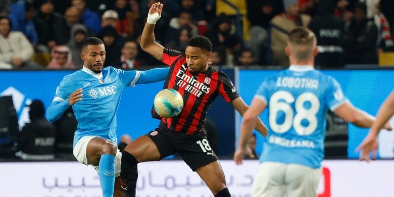 Piala Super Italia, Napoli, AC Milan, Napoli vs AC Milan, Rasmus Hojlund, Massimiliano Allegri, Kata-kata Massimiliano Allegri Usai Skor Napoli Vs AC Milan 2-0