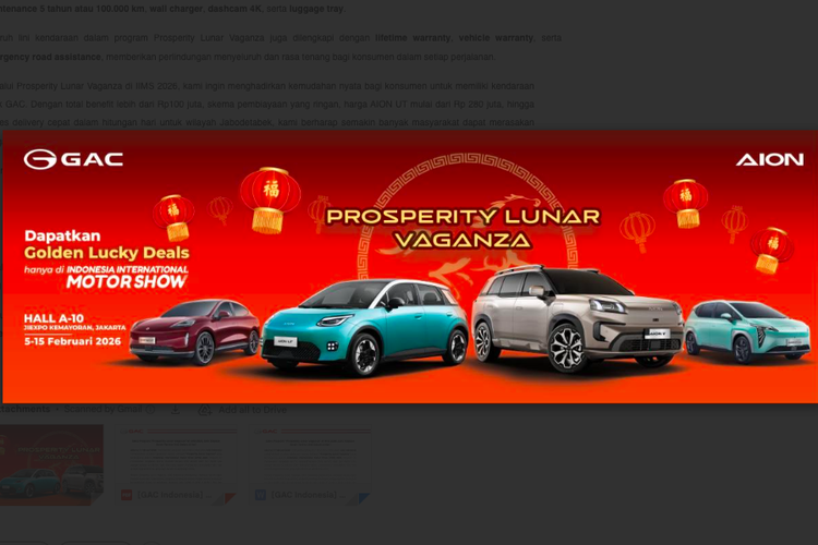 IIMS 2026, Daftar Merek Mobil yang Pangkas Harga di IIMS 2026