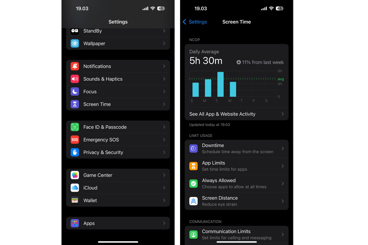 iPhone, screen time, cara cek screen time iphone, Cara Cek Screen Time di iPhone, Biar Tahu Seberapa Lama Main HP