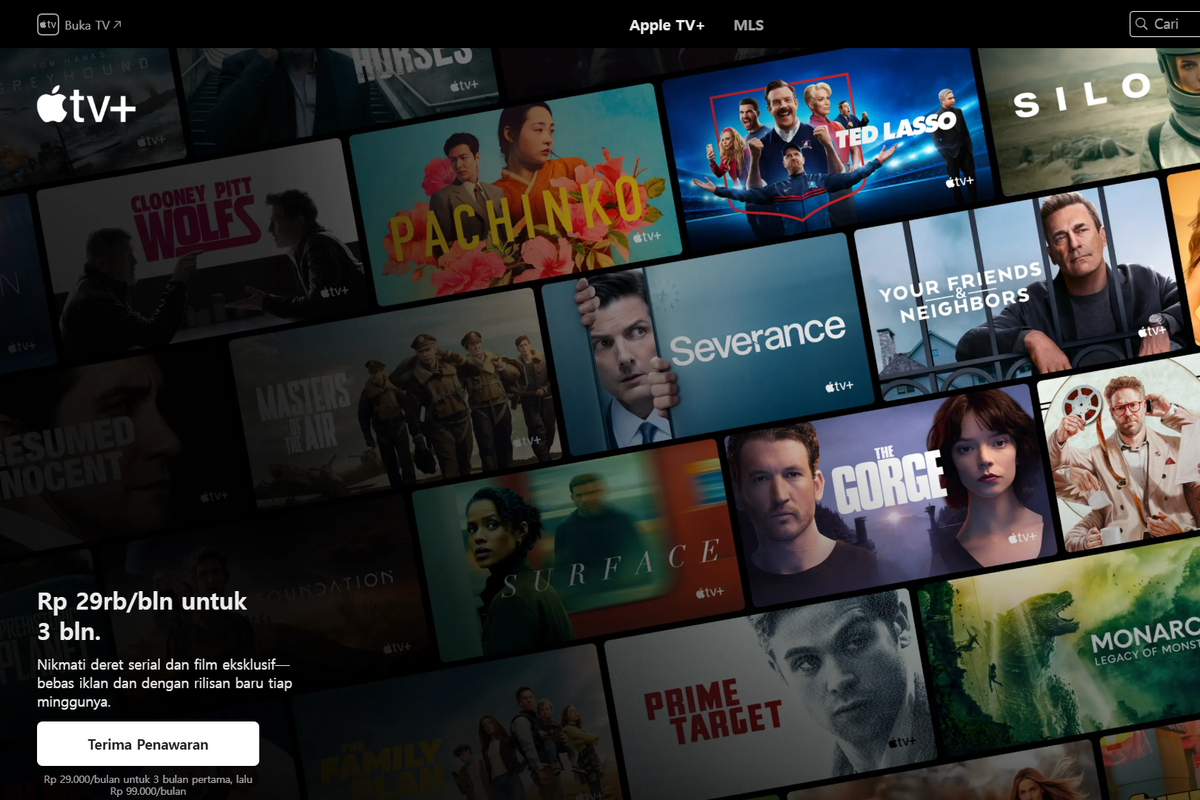 Apple, streaming, Apple TV, Harga promo, aplikasi Apple TV, Severance, Ted Lasso, apple, Apple TV Plus, harga promo, Apple TV+ Sebar Diskon, Hanya Rp 29.000 per Bulan