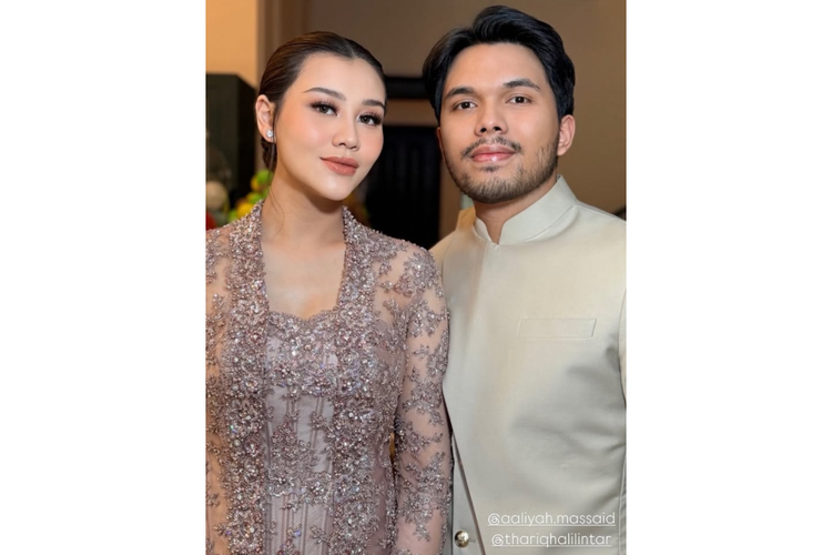 Al Ghazali, Alyssa Daguise, al ghazali menikah, pernikahan al ghazali, pernikahan al ghazali dan alyssa daguise, aaliyah massaid melahirkan, Aaliyah Massaid dan Thariq Halilintar, aaliyah massaid hadiri nikahan al ghazali, Hadir di Pernikahan Al Ghazali dan Alyssa Daguise, Aaliyah Massaid Berkebaya