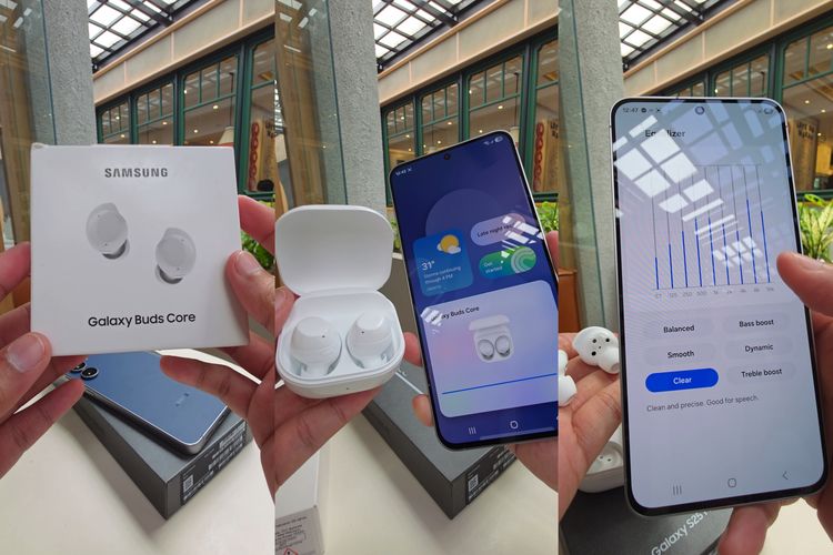 Galaxy Buds Core, Samsung, Galaxy Buds FE, earbud, TWS Samsung, Galaxy AI, Samsung Galaxy Buds Core, harga Galaxy Buds Core, tws termurah samsung, tws bluetooth, Sebulan Cobain Galaxy Buds Core: TWS Termurah Samsung yang Nggak Murahan