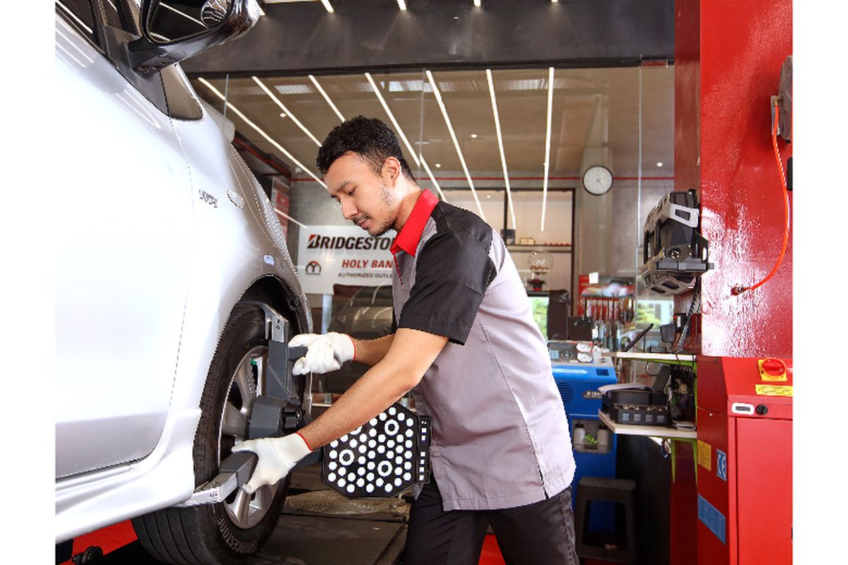 Bridgestone Indonesia, spooring, Pentingnya Spooring Ban Mobil Usai Perjalanan Mudik