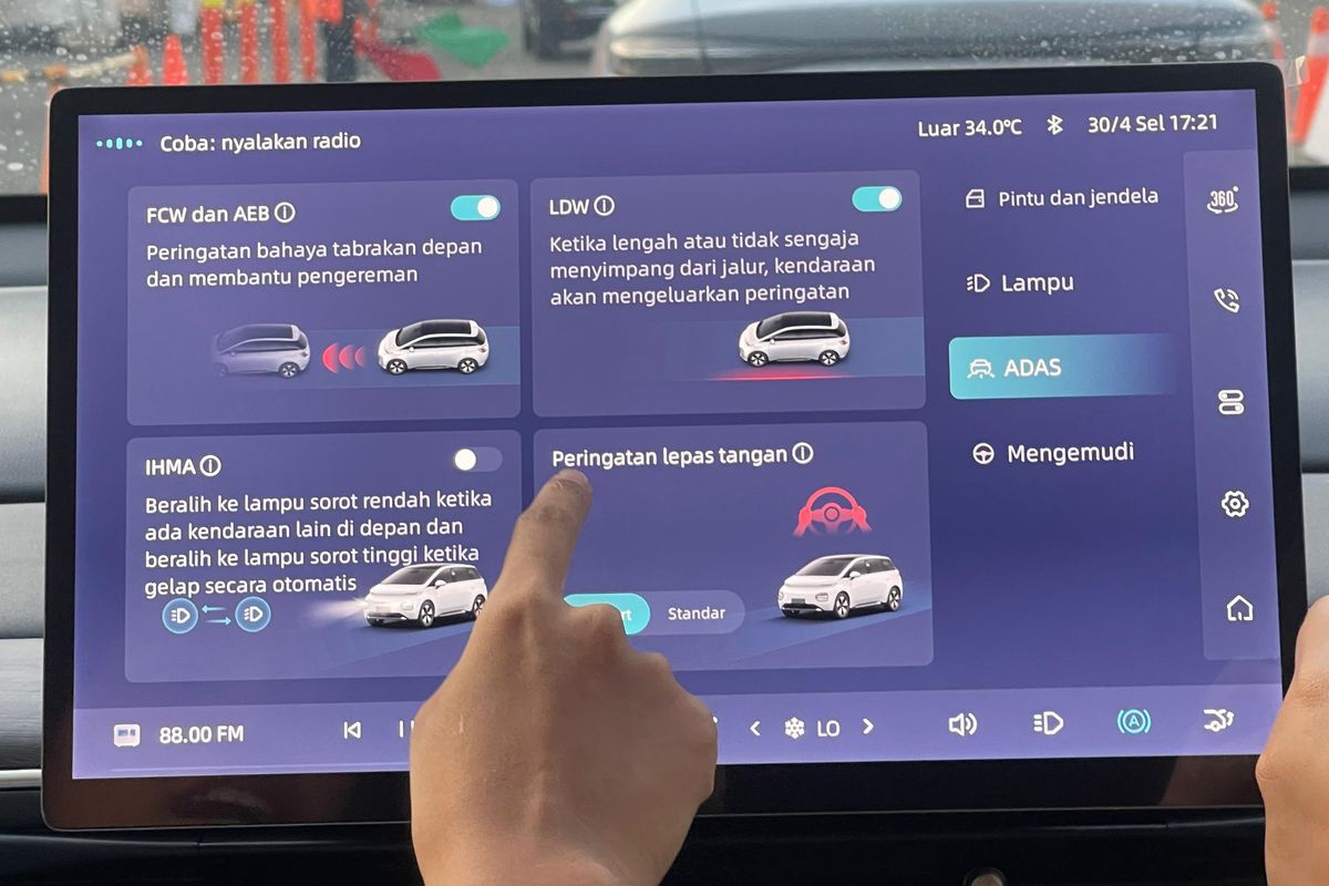 Advanced Driver Assistance System, ADAS, fitur ADAS, mudik, Peran ADAS di Mobil Modern untuk Membantu Perjalanan Mudik