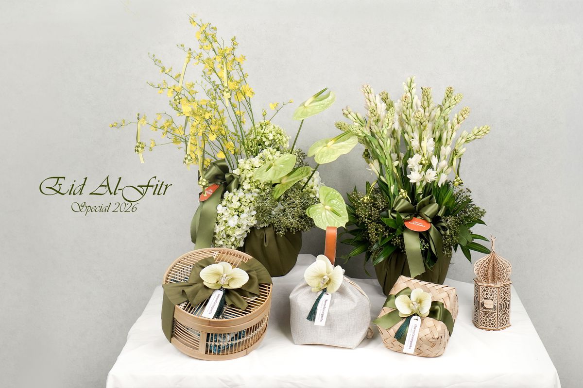 Three Bouquets, Harmoni Kebaikan, Sambut Bulan Suci Ramadhan, Three Bouquets Hadirkan Koleksi Buket dan Hamper 