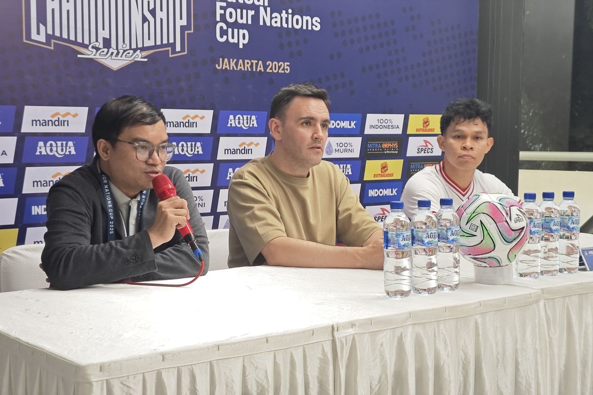 timnas futsal Indonesia, Tanzania, Hector Souto, Futsal Four Nations Cup, Futsal Four Nations Cup 2025, Timnas futsal Indonesia vs Tanzania, Timnas Futsal Indonesia Vs Tanzania 7-1, Hector Souto Masih Belum Puas