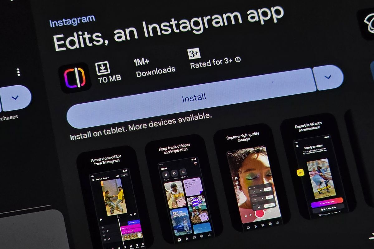 Instagram, aplikasi, Aplikasi, Instagram Edits, CapCut, edit video, instagram, TikTok, ByteDance, editing video, fitur edit, instagram edits, Kesan Pertama Menjajal Aplikasi Instagram Edits, Belum Selevel CapCut