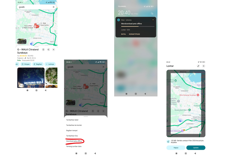 Google Maps, gmaps, Google Maps offline, cara pakai Google Maps offline, Trik Pakai Google Maps Tanpa Internet biar Hemat Baterai