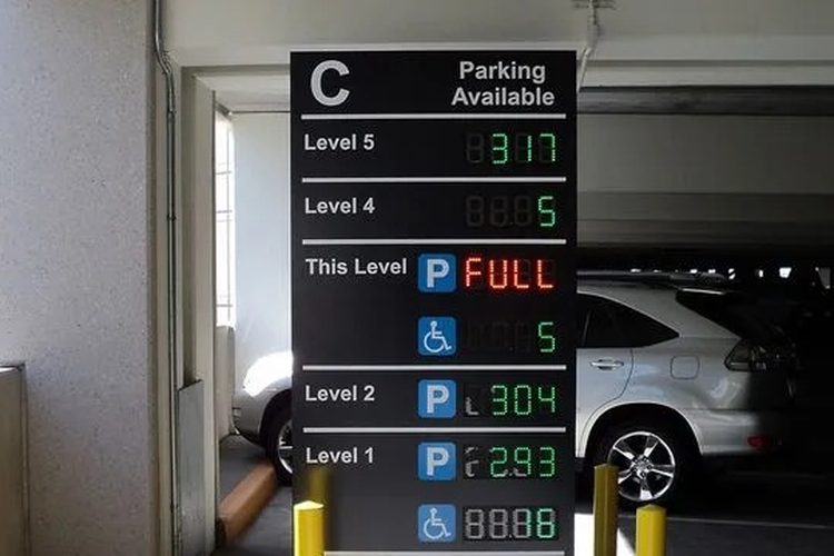 tempat parkir, ultrasonik, sensor parkir, Parking Lot, lampu LED, Pernah Terpikir Bagaimana Cara Kerja Lampu Indikator di Tempat Parkir?