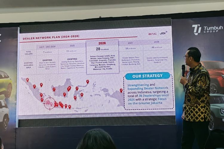 jaringan diler, BAIC Indonesia, kendaraan listrik, Arcfox T1, Strategi BAIC Indonesia Hadirkan Arcfox T1 di Pasar Kendaraan Listrik