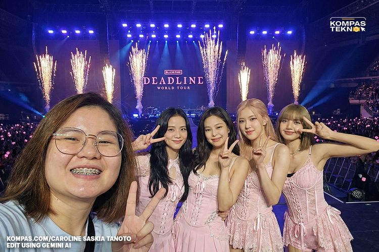 Gemini Nano Banana, Blackpink, Samsung, Gemini AI, BLACKPINK, konser Blackpink, foto konser, gemini nano banana, Pakai 5 Prompt Ini buat 