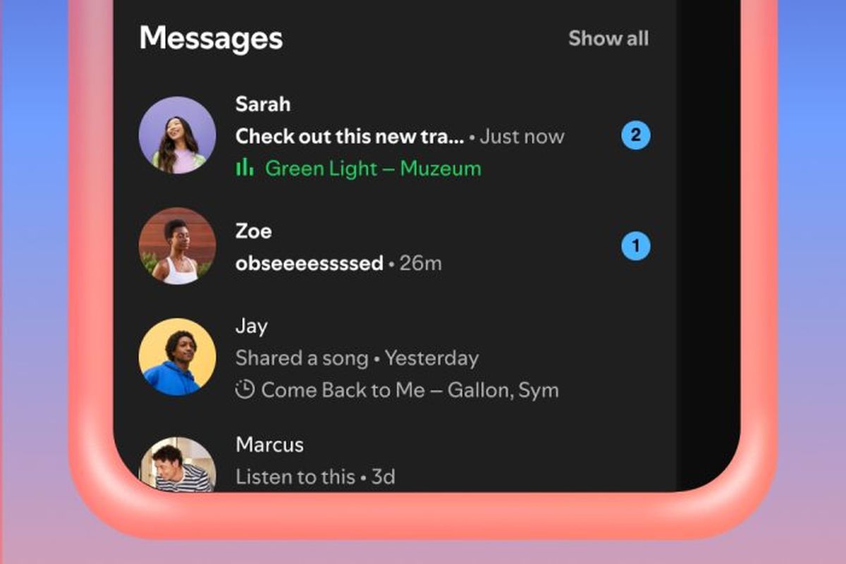 Listening Activity, Messages, Request to Jam, Spotify, Spotify Rilis Fitur Listening Activity di HP, Bisa Intip Lagu yang Sedang Diputar Teman