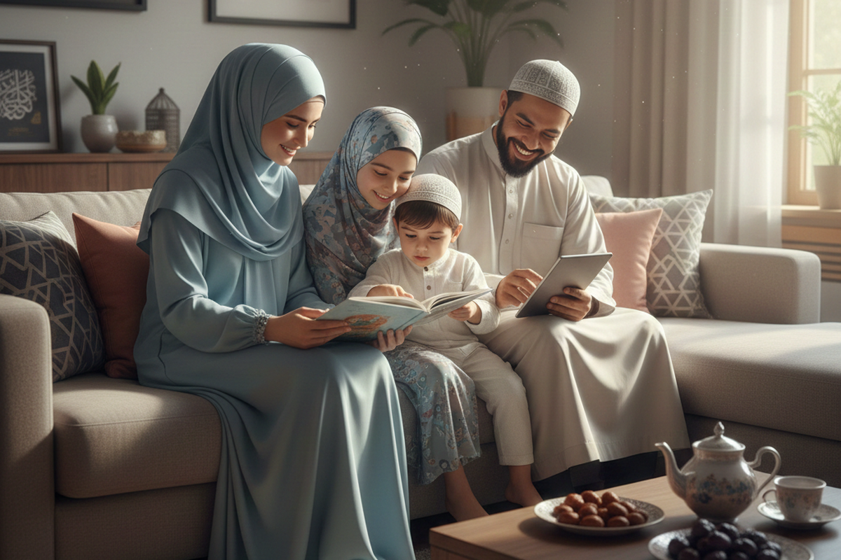 Trik Tampil Serasi dengan Keluarga saat Lebaran Tanpa Baju Kembaran, Tentukan satu palet warna sebagai benang merah, Bermain dalam tone warna yang sama, Padukan gaya sesuai karakter masing-masing, Ciptakan kesan effortless dan modern