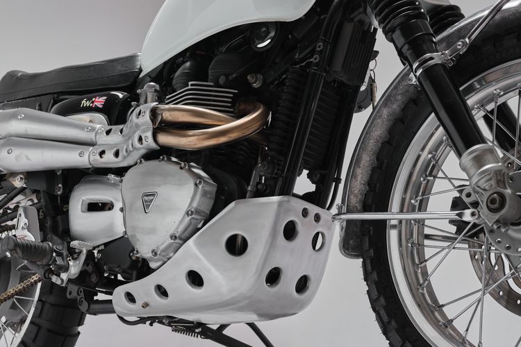 Modifikasi motor, gaya vintage, frontwheel motors, Triumph Scrambler, Triumph Scrambler: Sentuhan Modifikasi Minimalis yang Memikat