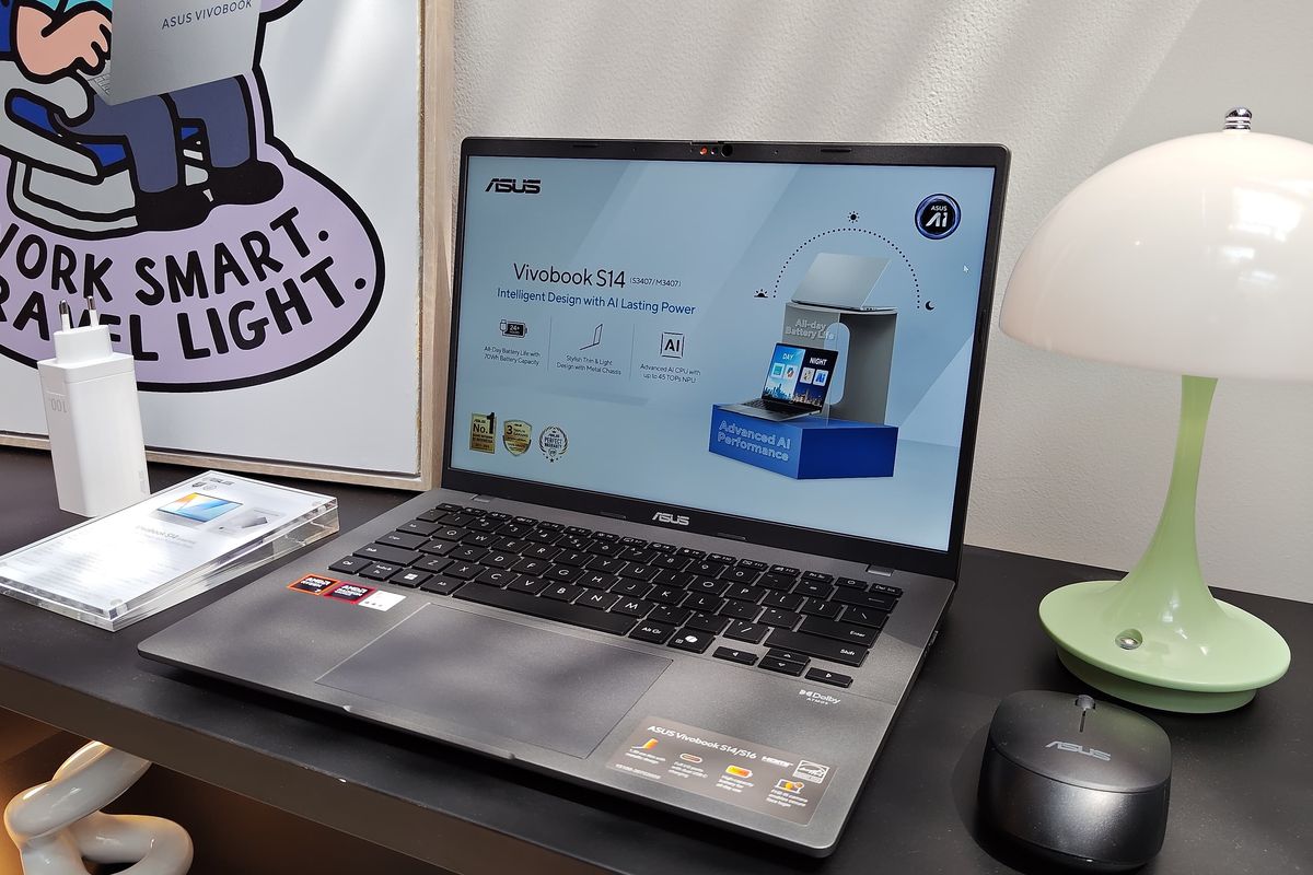 laptop, Laptop, Qualcomm, Snapdragon X, Intel, Asus Vivobook S14, intel, Harga Asus Vivobook S14, Spesifikasi Asus Vivobook S14, Daftar Harga Laptop Asus Vivobook S14 Versi Qualcomm, Intel dan AMD