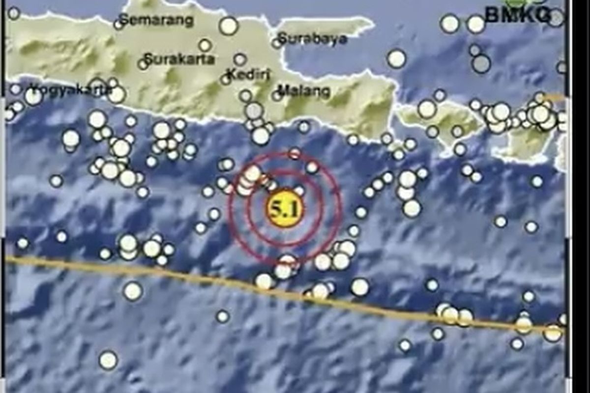 Pacitan, Gempa Pacitan, Diguncang Megathrust M 6,4 dan Nyaris Tsunami, Ini Sejarah Gempa dan Tsunami Pacitan