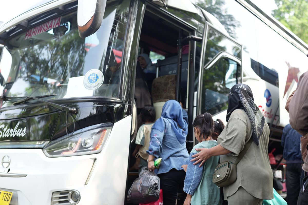 bus pariwisata, Kemenhub, Libur Idul Adha, ramp check, Ramp check bus, Kemenhub Gelar Ramp Check Bus Pariwisata Saat Libur Idul Adha