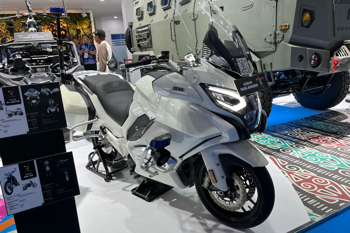Indo Defence, Ralika Group, Tuza R-Jetz, motor listrik, motor patwal listrik, indo defence, Melihat Tuza R-Jetz, Motor Patwal Bertenaga Listrik dari Merek Lokal