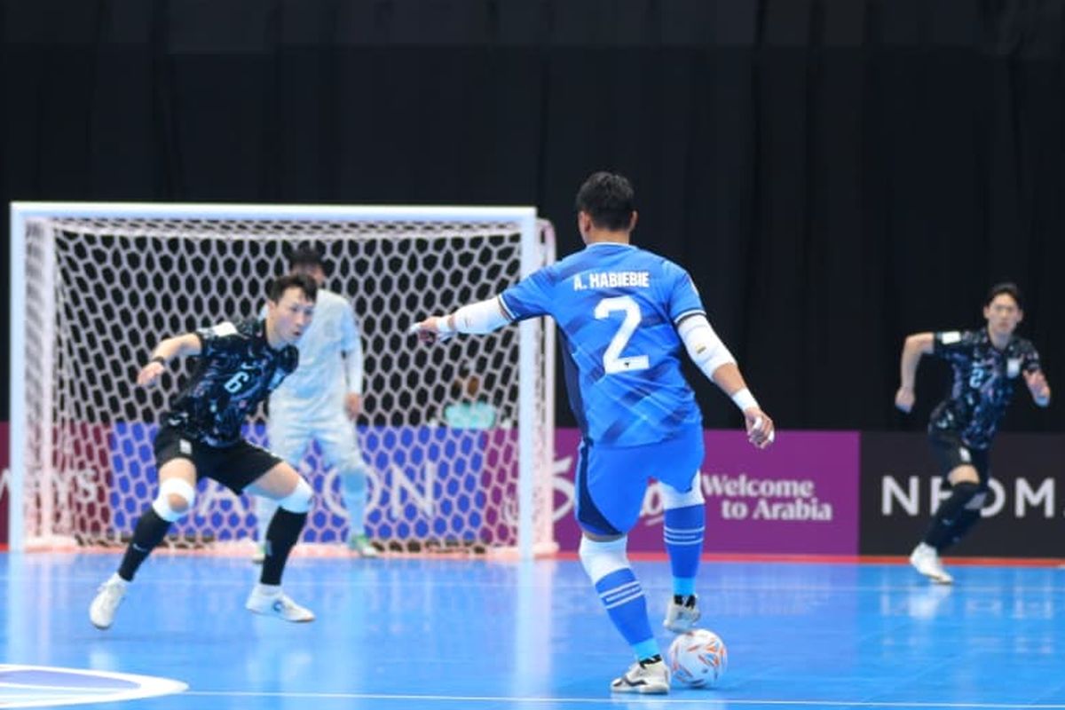 Piala Asia Futsal 2026, Korea Selatan, Ahmad Habiebie, Hector Souto, Timnas Futsal Indonesia, Piala Asia Futsal 2026, Ahmad Habiebie Raih Pujian dari Hector Souto