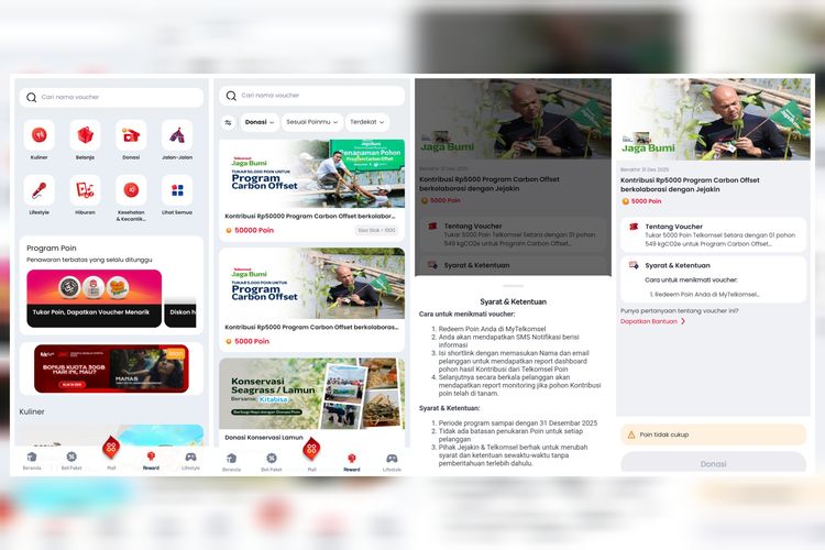 telkomsel, MyTelkomsel, pohon, jaga bumi, Pengguna Telkomsel Bisa Tanam Pohon di Aplikasi MyTelkomsel, Ini Caranya
