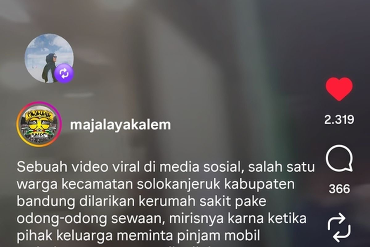 bandung, odong-odong, anak sakit, warga sakit, Duduk Perkara Warga Antar Anak Sakit Pakai Odong-odong karena Tak Dipinjami Mobil Desa