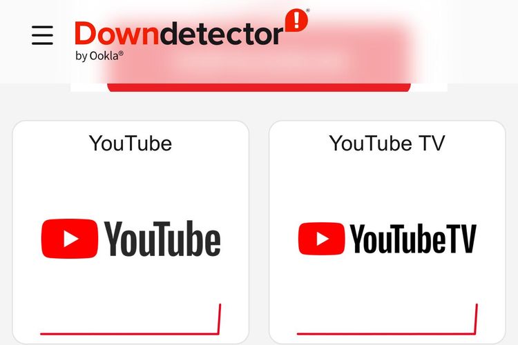 YouTube down, YouTube, YouTube error, YouTube Down Global, Pengguna Indonesia Tak Bisa Akses Beranda