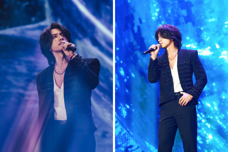 Jerry Yan, Ken Chu, Vanness Wu, Gaya Jerry Yan, Vic Zhou, reuni f4, boy group f4, gaya jerry yan, gaya vic chou, Gaya F4 Saat Reuni Dadakan, Kompak Pakai Outfit Serba Gelap, Gaya Jerry Yan dengan tampilan rock glam, Vic Chou elegan dengan blazer manik-manik, Ken Chu gagah dengan tampilan formal, Vanness Wu dengan tampilan edgy