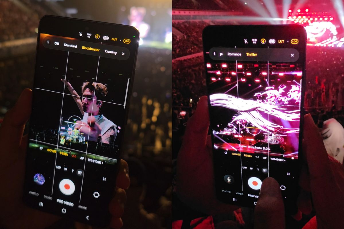 Samsung, Galaxy S26 series, sinematik, Galaxy LOG, Samsung S26 Ultra, konser, One Ok Rock, fancam, preset warna, Bikin Fancam Konser Ala Film Pakai Fitur Galaxy LOG di Samsung S26 Ultra