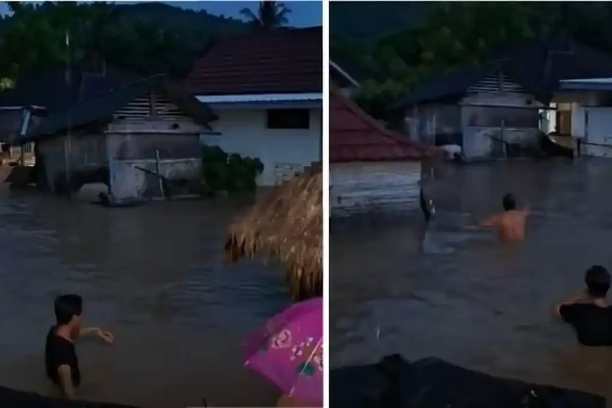 Banjir Lombok Renggut Korban Jiwa, 1.711 Warga Terdampak dan Rendam Ratusan Rumah
