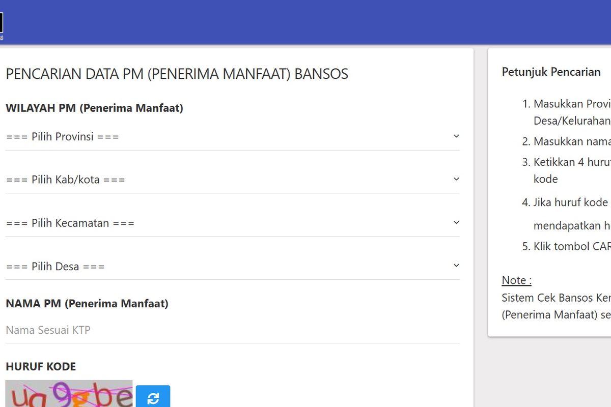 cek bansos, cara cek blt, blt oktober 2025 kapan cair, blt oktober 2025, Cara Cek Penerima BLT Rp 900.000 lewat Website dan Cek Bansos Kemensos