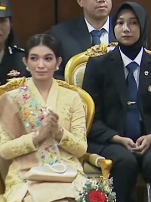 Selvi Ananda, sidang tahunan mpr 2025, Sidang Tahunan MPR RI, Selvi Ananda Kenakan Kebaya Kuning di Sidang Tahunan MPR 2025