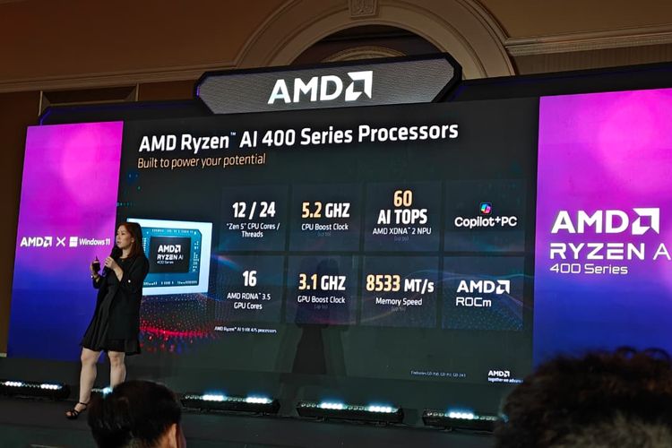 Prosesor, Ryzen, Ryzen AI 400 series, Ryzen AI 400 Masuk Indonesia, AMD Janjikan Pengalaman Laptop AI Nyata